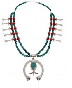 About the Navajo Squash Blossom Necklace